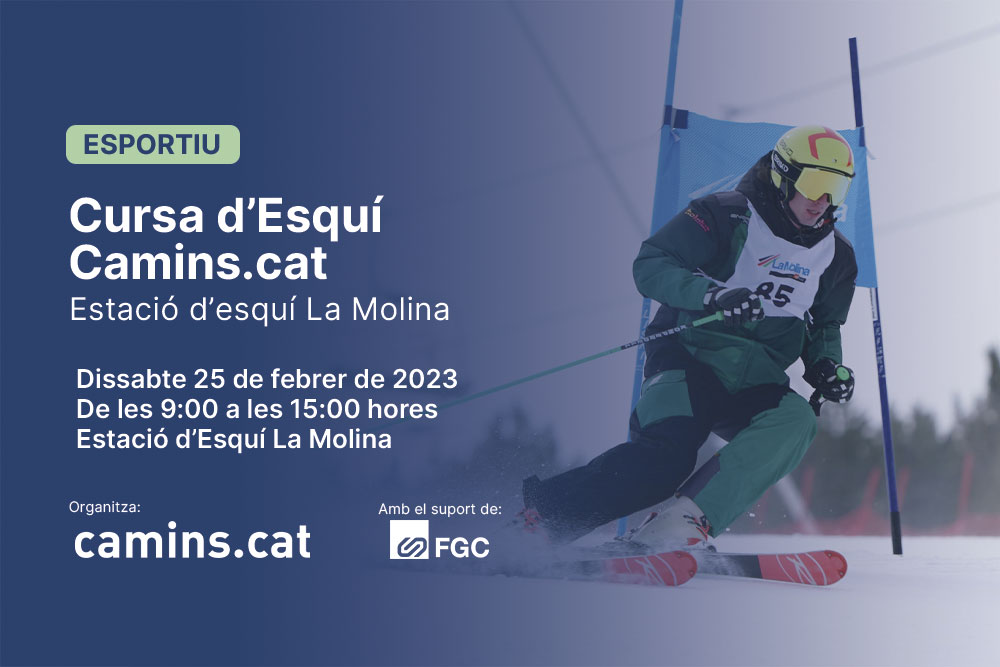 Cursa d'esquí camins.cat a La Molina 2023